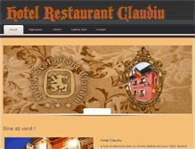 Tablet Screenshot of hotelclaudiu.ro